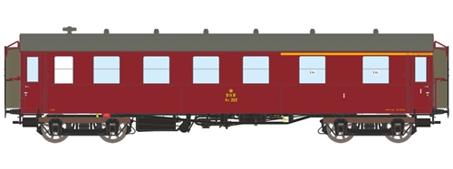 Dekas 876173 DSB AT 212 Passenger Coach, approx. 1956–62, UPCOMING NEW RELEASE 2027